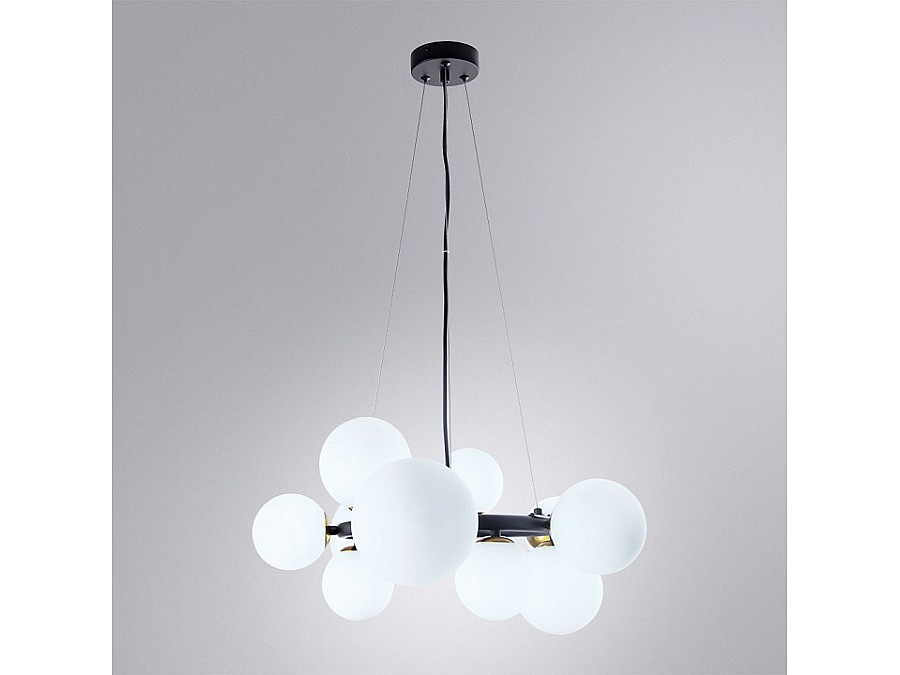 Подвесная люстра Arte Lamp Gemini A2243SP-10BK
