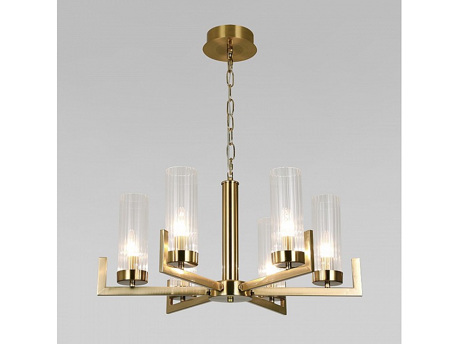 Подвесная люстра Eurosvet Arganie 60133/6 латунь