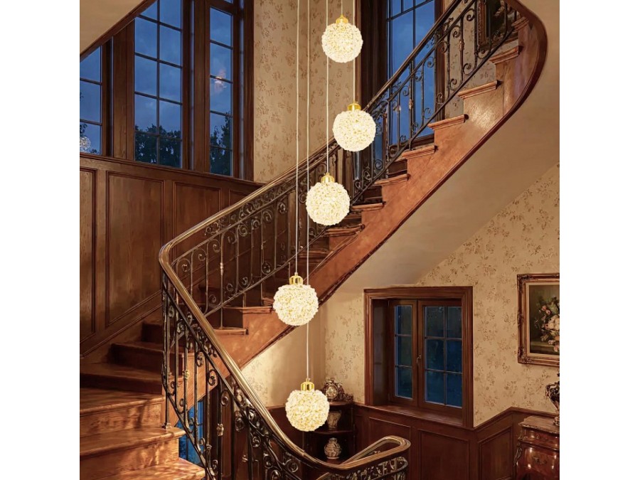 Подвесная люстра Citilux CLOUDY CL323052