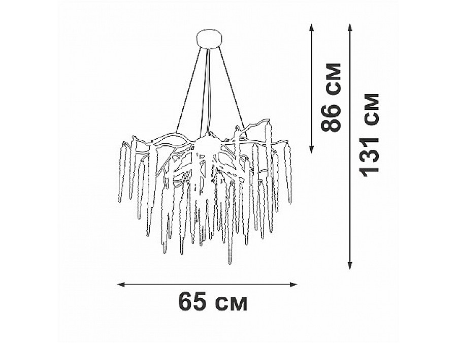 Подвесная люстра Vitaluce V2875 V2875-8/7S