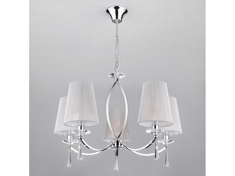 Подвесная люстра Eurosvet Valery 60079/5 хром