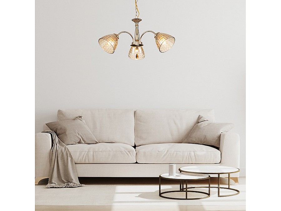 Подвесная люстра Escada Freesia 658/3PL Gold