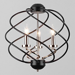 Подвесная люстра Eurosvet Sorrel 60105/3 черный