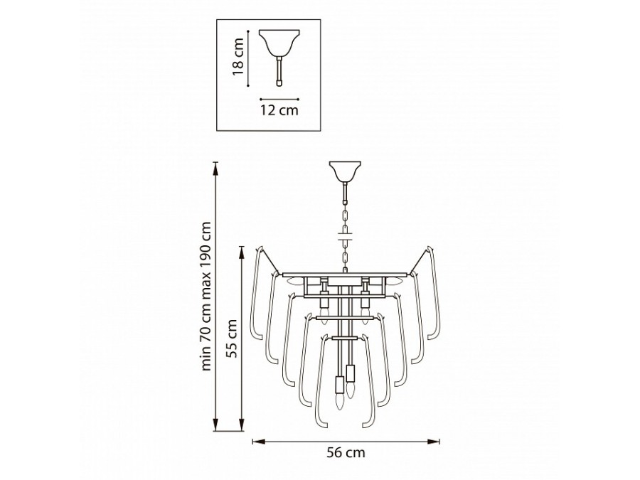 Подвесная люстра Lightstar Retro II 799102