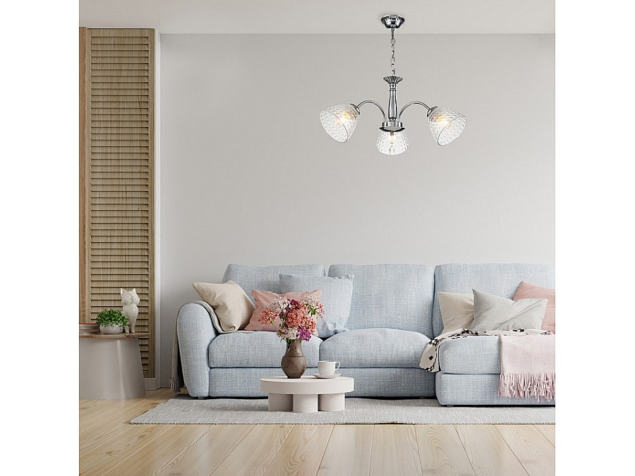 Подвесная люстра Escada Freesia 658/3PL Chrome