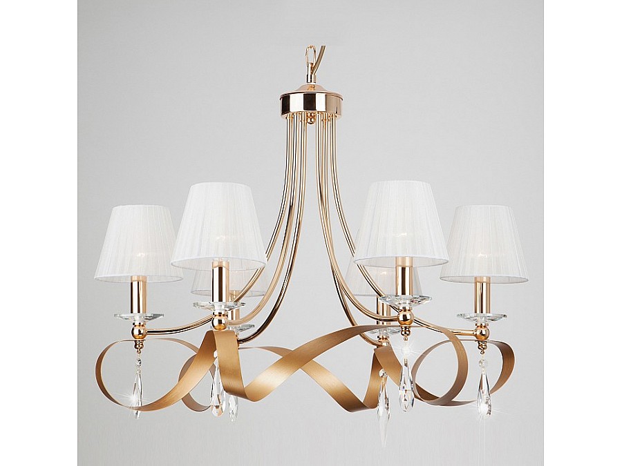 Подвесная люстра Eurosvet Adelia 60063/6 золото