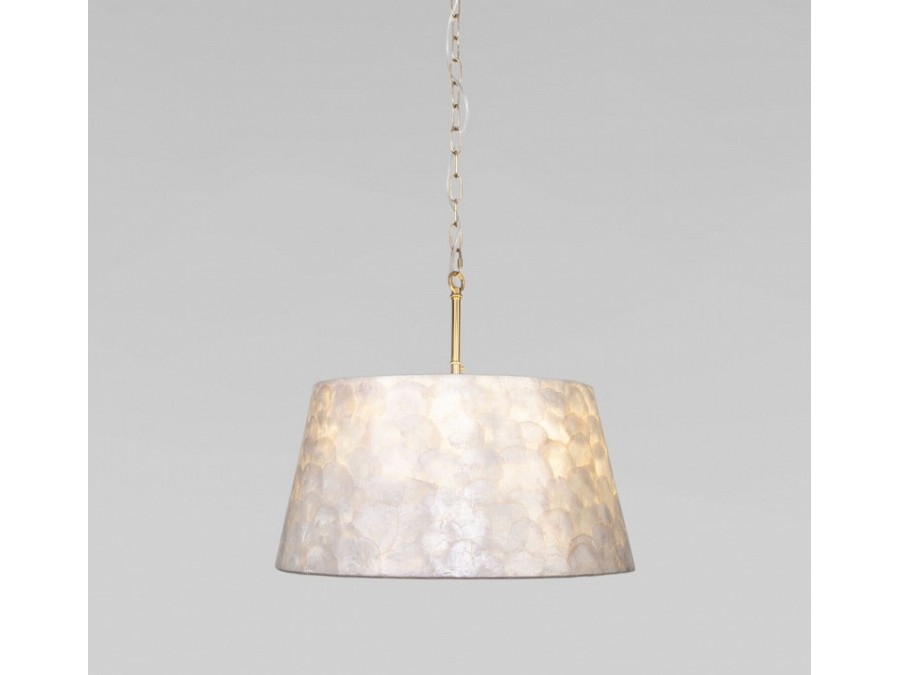 Подвесная люстра Eurosvet  101013/5 латунь/перламутр Smart