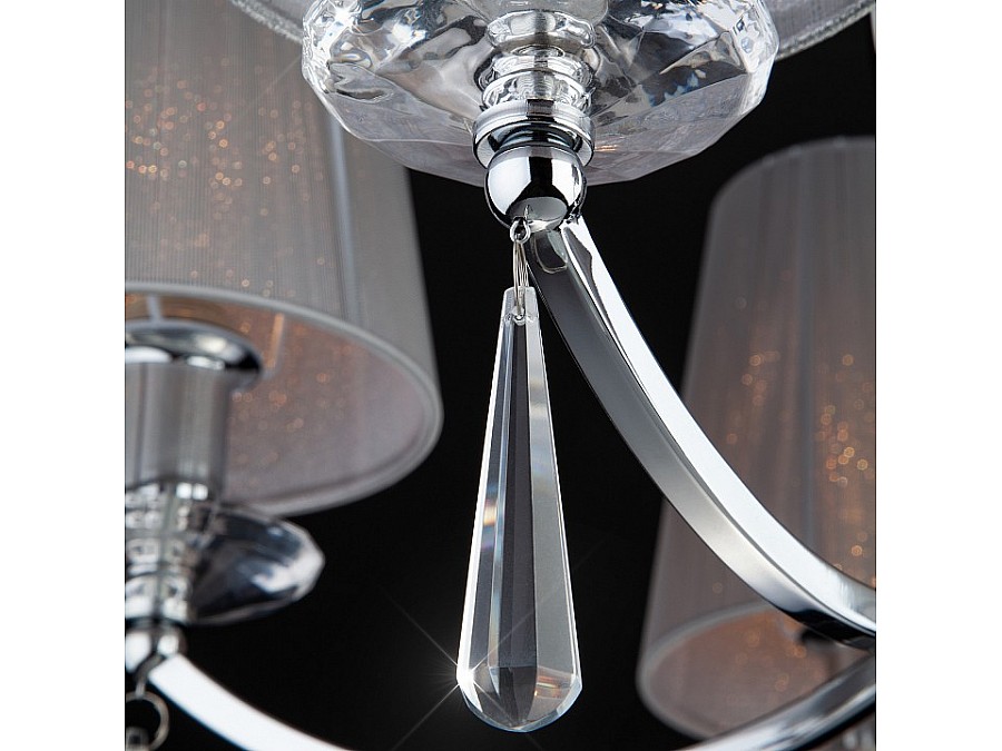 Подвесная люстра Eurosvet Valery 60079/5 хром