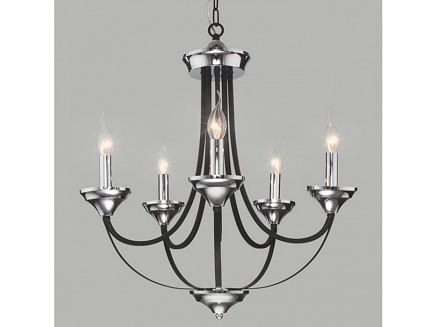 Подвесная люстра Eurosvet Lazzaro 60098/5 хром