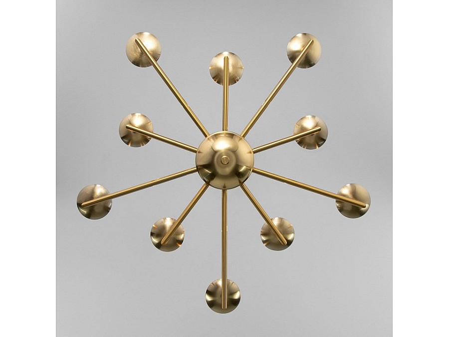 Подвесная люстра Eurosvet Cariso 60150/10 латунь