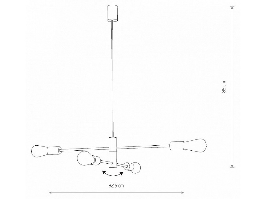 Подвесная люстра Nowodvorski Rotor 7935