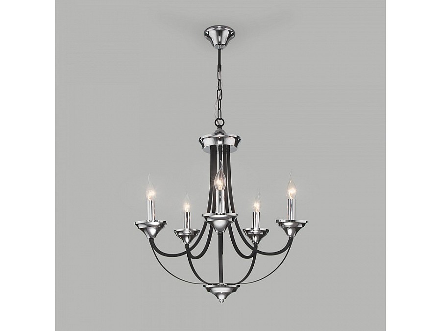 Подвесная люстра Eurosvet Lazzaro 60098/5 хром