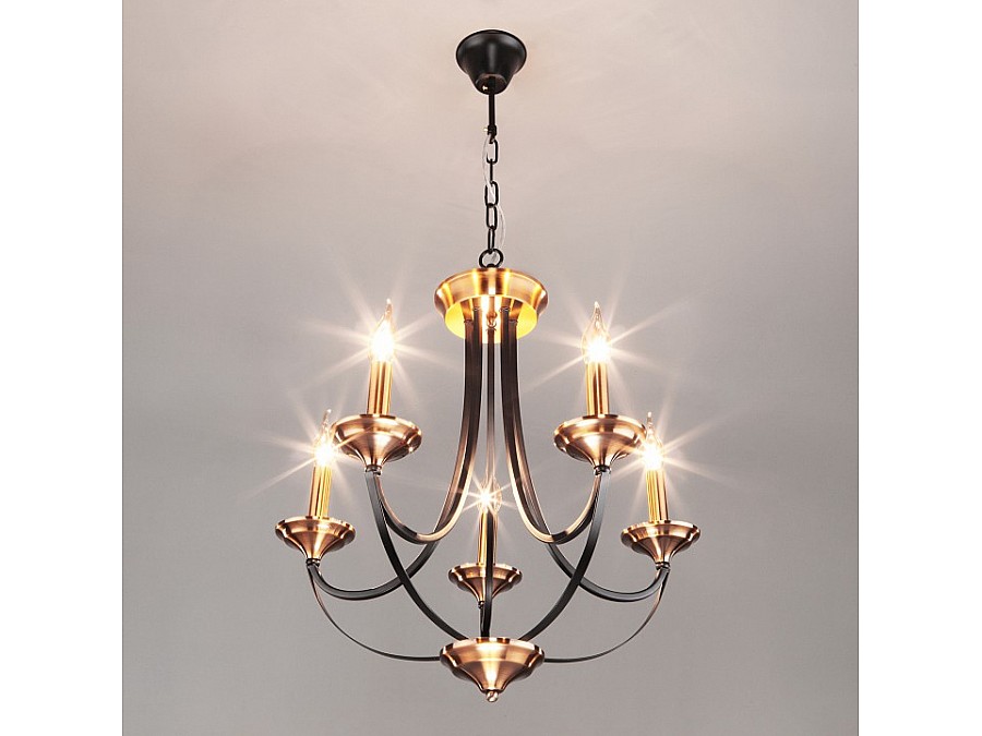 Подвесная люстра Eurosvet Lazzaro 60098/5 черный