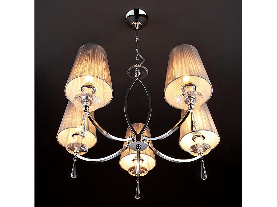 Подвесная люстра Eurosvet Valery 60079/5 хром