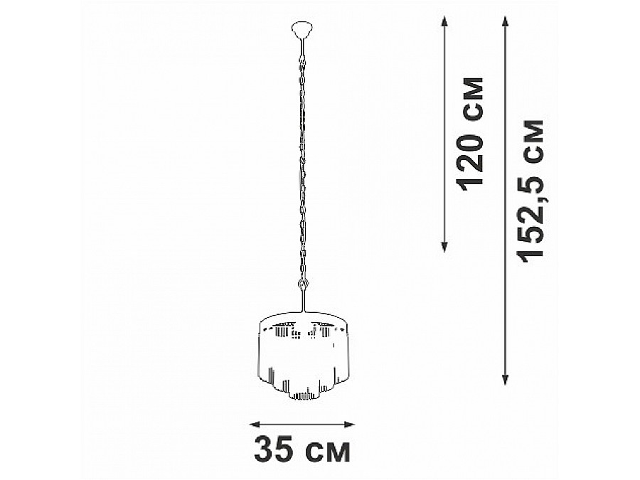 Подвесная люстра Vitaluce V53570 V53570-8/7