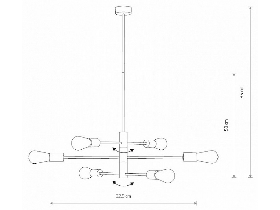 Подвесная люстра Nowodvorski Rotor 7937