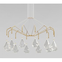 Подвесная люстра Eurosvet  201002/12 латунь Smart