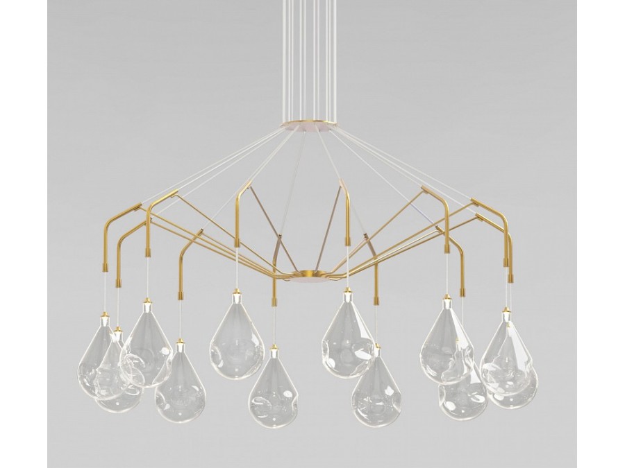 Подвесная люстра Eurosvet  201002/12 латунь Smart