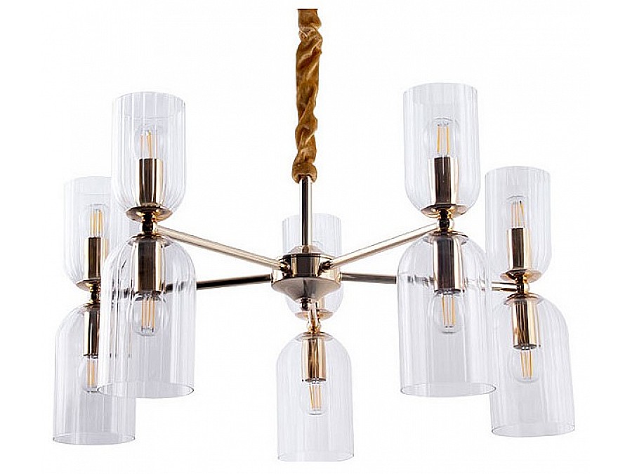 Подвесная люстра Arte Lamp Charm A1623LM-10GO