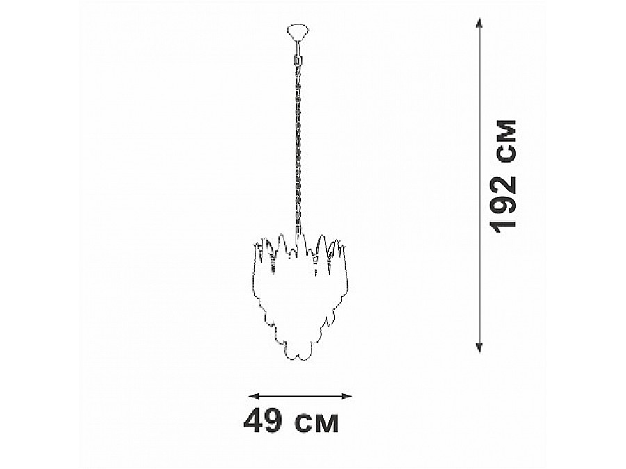 Подвесная люстра Vitaluce V5886 V5886-8/7