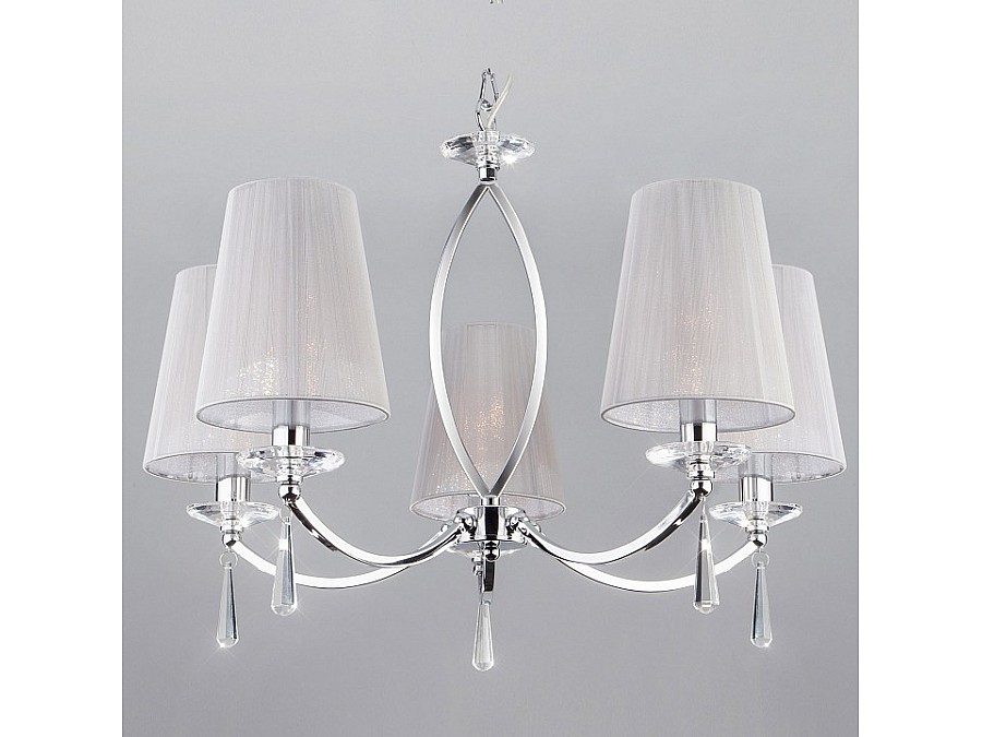 Подвесная люстра Eurosvet Valery 60079/5 хром