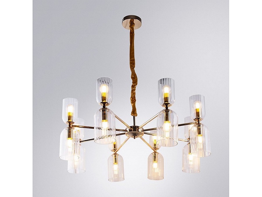 Подвесная люстра Arte Lamp Charm A1623LM-16GO