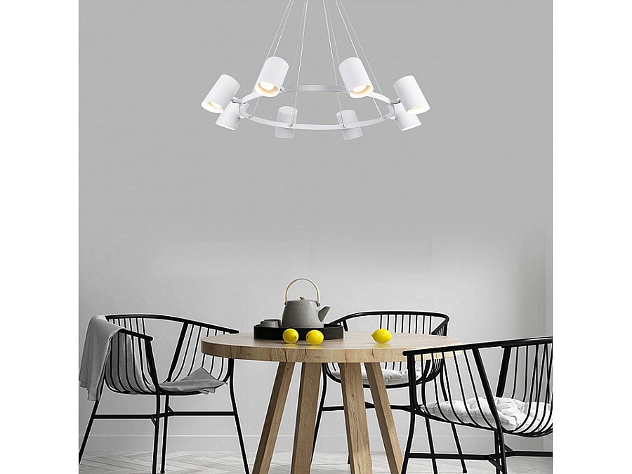 Подвесная люстра Eurosvet Splay 70147/8 белый