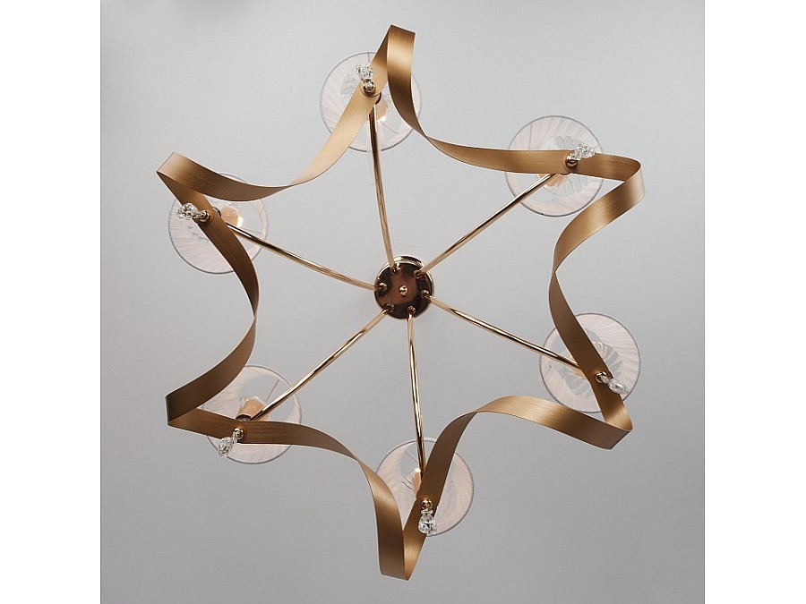 Подвесная люстра Eurosvet Adelia 60063/6 золото