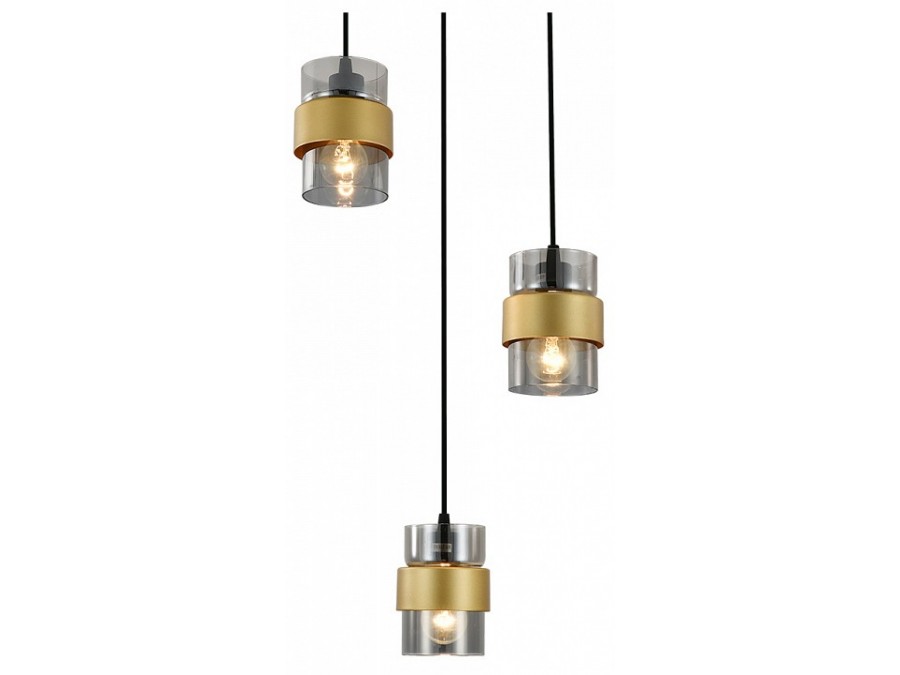 Подвесная люстра Escada HURRICANE 1139/3S Black/Gold