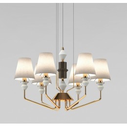 Подвесная люстра Eurosvet Olaria 101012/6 латунь Smart