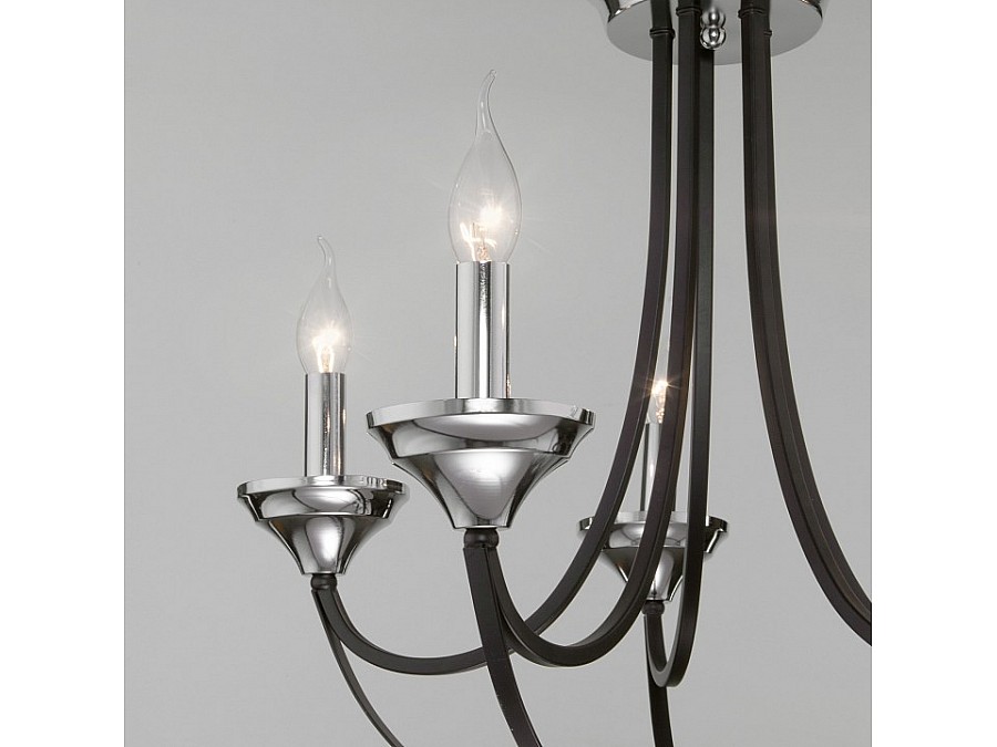 Подвесная люстра Eurosvet Lazzaro 60098/5 хром