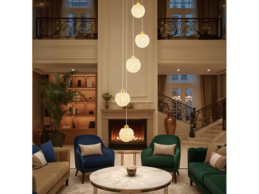 Подвесная люстра Citilux CLOUDY CL323052