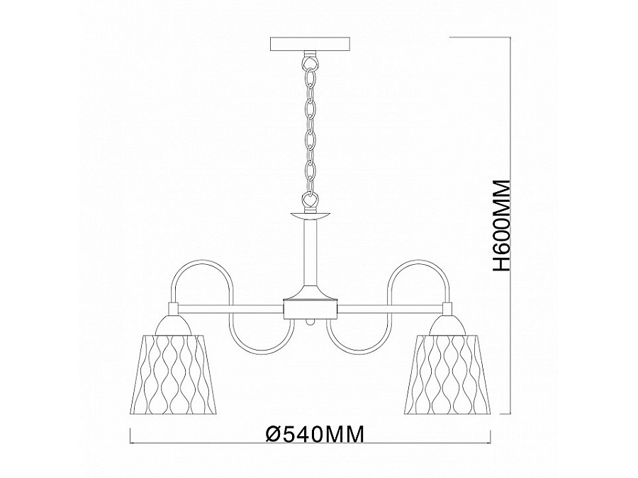Подвесная люстра Escada Dream 1125/5PL
