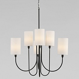 Подвесная люстра Eurosvet Abbey 60164/6 черный