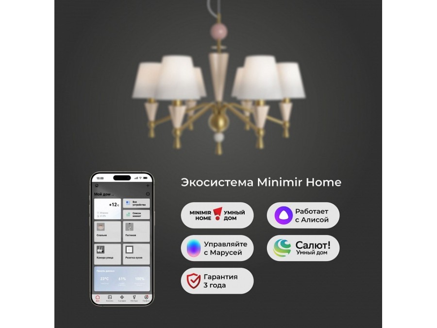 Подвесная люстра Eurosvet Teja 101014/6