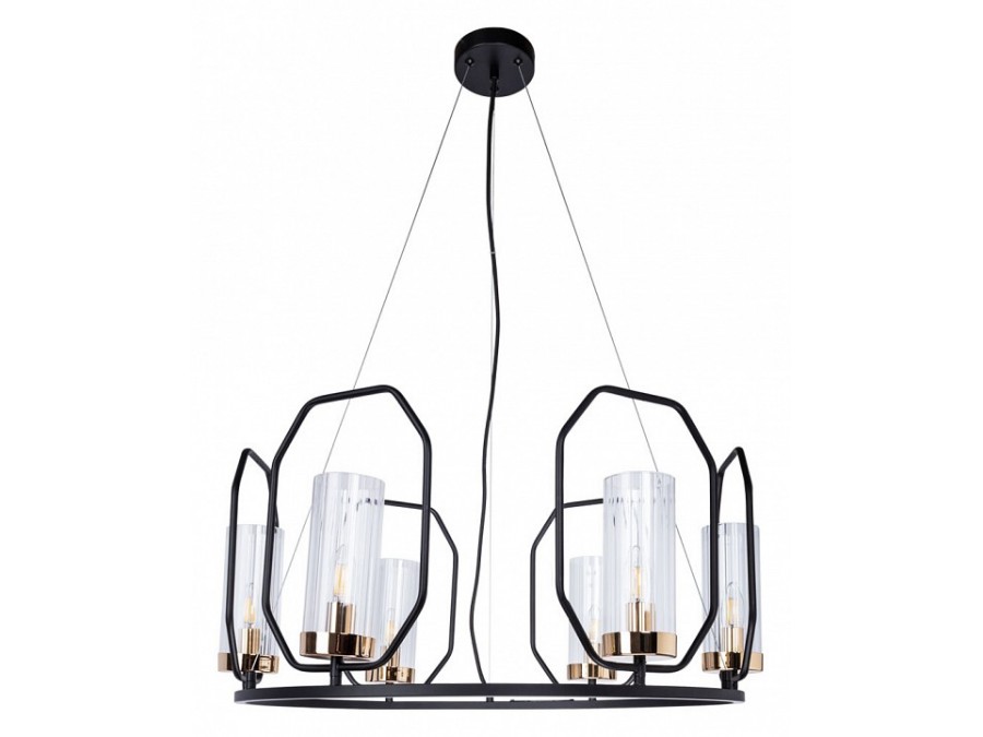 Подвесная люстра Arte Lamp Celaeno A7004SP-6BK