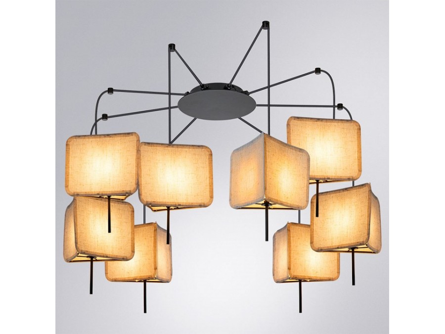 Подвесная люстра Arte Lamp TRIXIE A7084SP-8BK