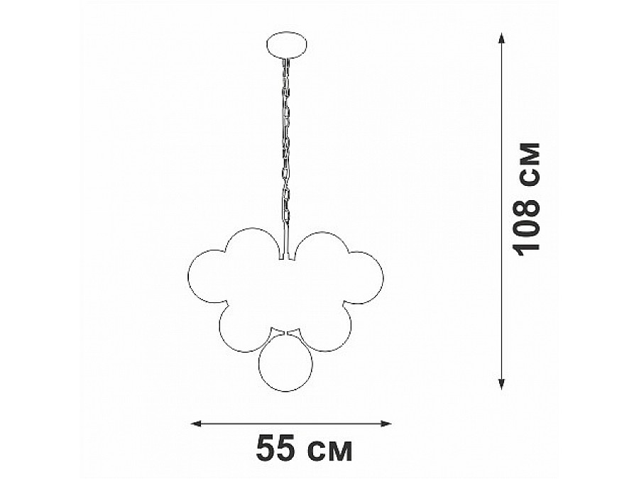 Подвесная люстра Vitaluce V49630 V49630-8/10