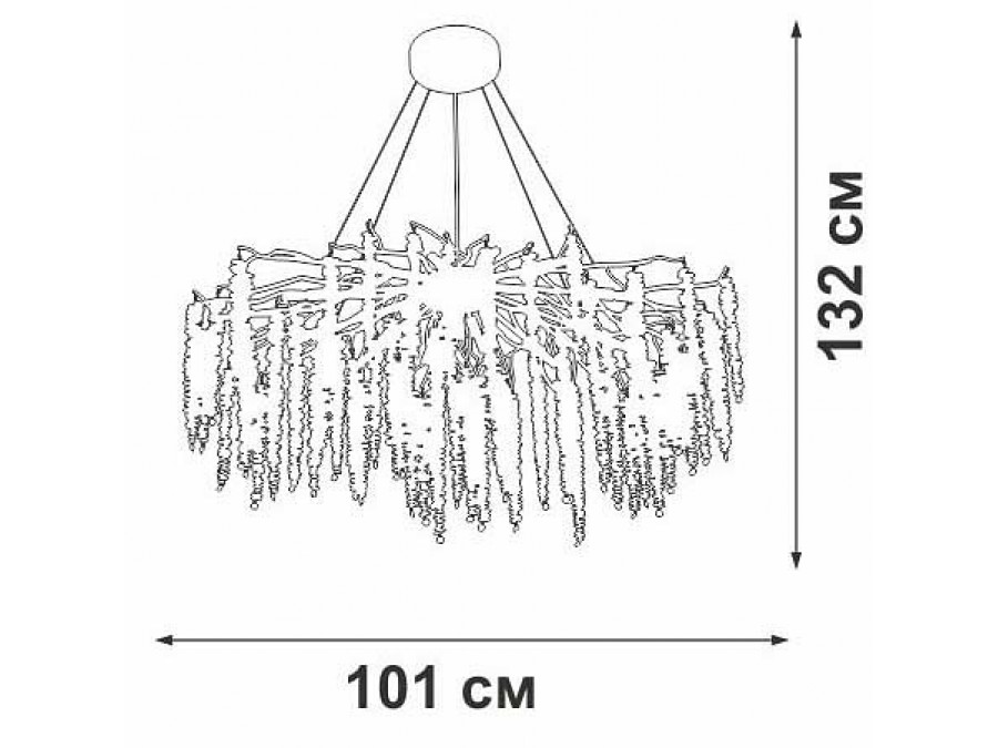 Подвесная люстра Vitaluce V28551 V28551-1/13S