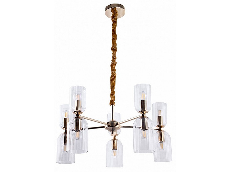 Подвесная люстра Arte Lamp Charm A1623LM-10GO