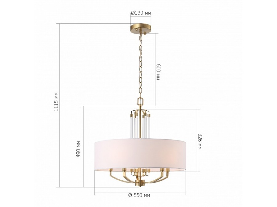 Подвесная люстра ST-Luce BRASS SL1403.303.05