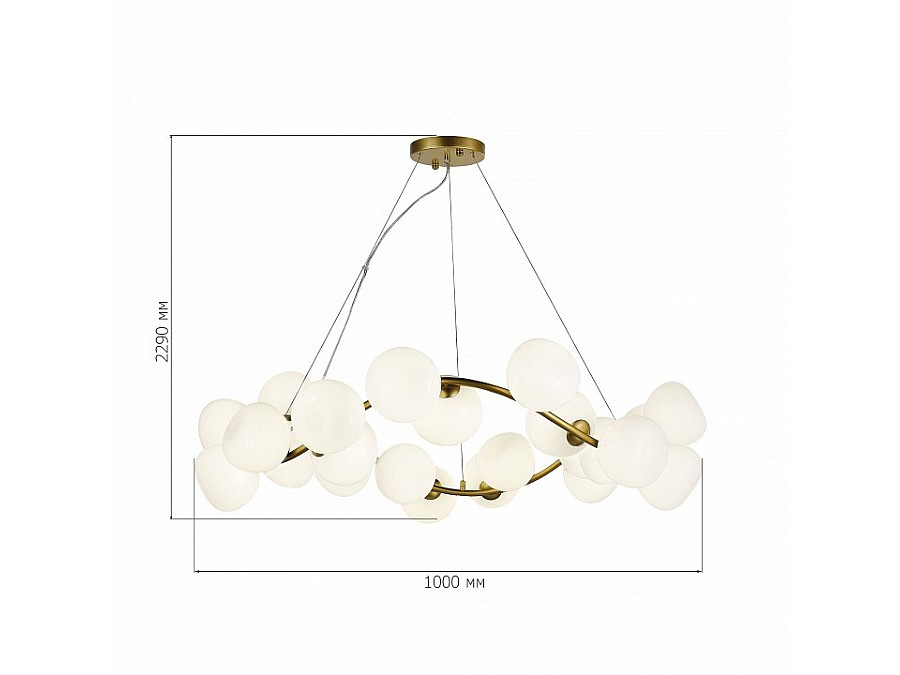 Подвесная люстра ST-Luce Sweven SL1519.303.24