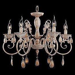 Подвесная люстра Eurosvet Galatea 10009/6 золото с белым