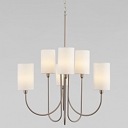 Подвесная люстра Eurosvet Abbey 60164/6 никель