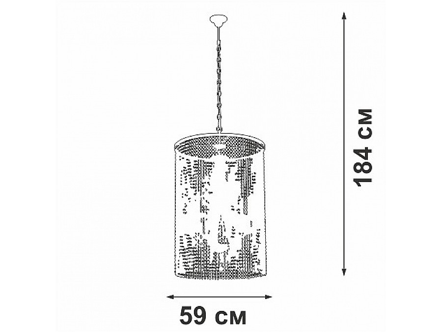 Подвесная люстра Vitaluce V5817 V5817-7/6