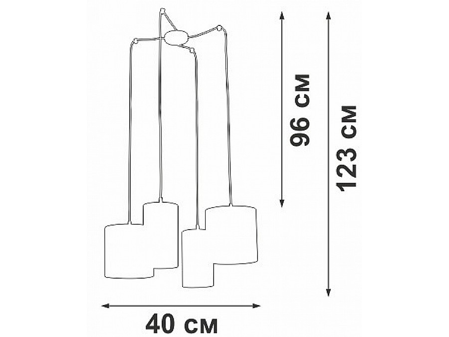 Подвесная люстра Vitaluce V3089 V3089-1/4S