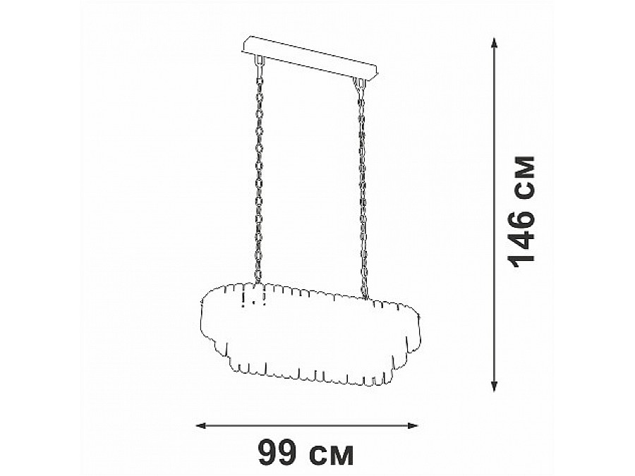 Подвесная люстра Vitaluce V5353 V5353-8/19