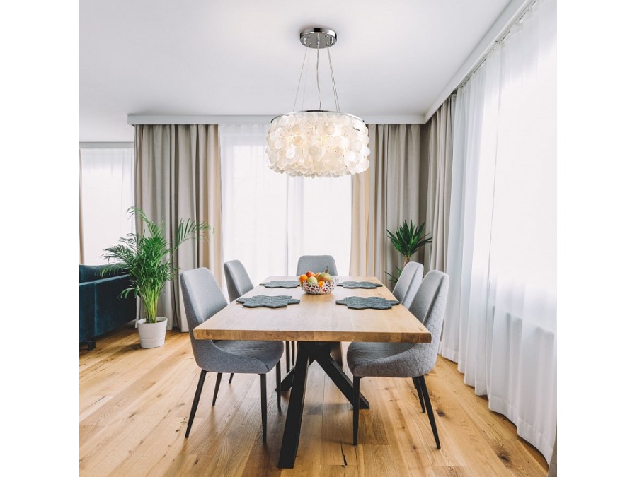 Подвесная люстра Eurosvet  60005/4 хром