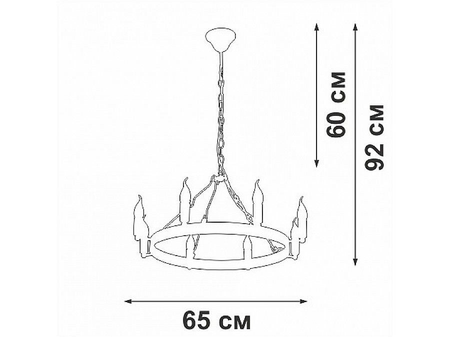 Подвесная люстра Vitaluce V3924 V3924-1/8
