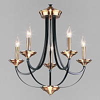 Подвесная люстра Eurosvet Lazzaro 60098/5 черный
